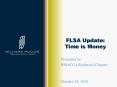 FLSA Update: Time is Money PowerPoint PPT Presentation