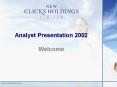 Analyst Presentation 2002 PowerPoint PPT Presentation