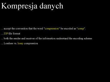 Kompresja danych