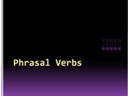 Phrasal Verbs