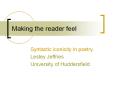 Making the reader feel PowerPoint PPT Presentation