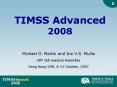 TIMSS Advanced 2008 PowerPoint PPT Presentation