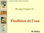 Physique Chapitre 10