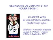 SEMIOLOGIE DE L