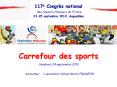 Carrefour des sports PowerPoint PPT Presentation