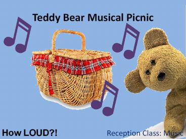Teddy Bear Musical Picnic