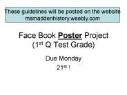 Face Book Poster Project (1st Q Test Grade)