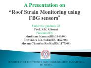 Roof Health Monitoring using Fiber brag grating