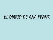 EL DIARIO DE ANA FRANK