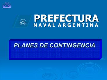 PLANES DE CONTINGENCIA