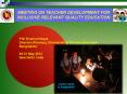 MEETING ON TEACHER DEVELOPMENT FOR INCLUSIVE RELEVANT QUALITY EDUCATION PowerPoint PPT Presentation