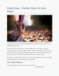 Clarks Shoes – The Best Shoes for Every Legion PowerPoint PPT Presentation