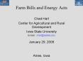 Farm Bills and Energy Acts PowerPoint PPT Presentation