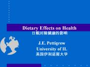 Dietary Effects on Health ?????????