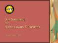 Soil Sampling for Home Lawns PowerPoint PPT Presentation