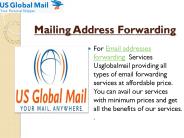 mailing address forwarding