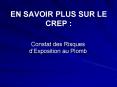 EN SAVOIR PLUS SUR LE CREP PowerPoint PPT Presentation