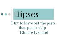 Ellipses