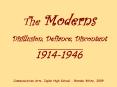 The Moderns PowerPoint PPT Presentation