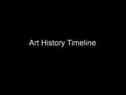 Art History Timeline