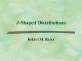 J-Shaped Distributions PowerPoint PPT Presentation