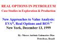 REAL OPTIONS IN PETROLEUM Case Studies in Exploration PowerPoint PPT Presentation