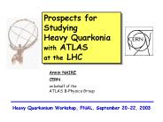 Prospects for Studying