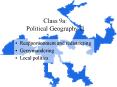 Class 9a: Political Geography II PowerPoint PPT Presentation