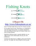 Fishing Knots PowerPoint PPT Presentation