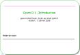 Cours 0-1 : Introduction PowerPoint PPT Presentation