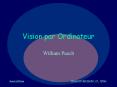 Vision par Ordinateur PowerPoint PPT Presentation