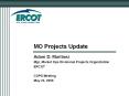MO Projects Update PowerPoint PPT Presentation