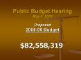 Public Budget Hearing May 8, 2008 Proposed 2008-09 Budget PowerPoint PPT Presentation