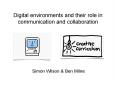 Digital environments and their role in communication and collaboration PowerPoint PPT Presentation