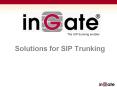 Solutions for SIP Trunking PowerPoint PPT Presentation