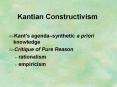 Kantian Constructivism PowerPoint PPT Presentation