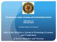 The American Legion Licensing and Credentialing Summit  Washington DC   February 2012 National Chamber of Commerce  Role of the Workforce System in Promoting Licensure and Certification of Service Members and Veterans PowerPoint PPT Presentation