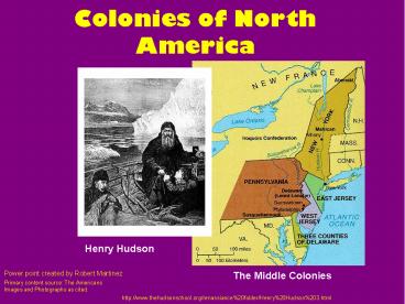 Colonies of North America