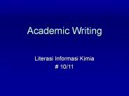 Academic Writing