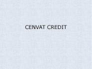 CENVAT CREDIT