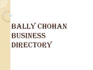 Bally Chohan Business Directory Dubai