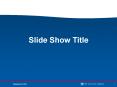 Slide Show Title PowerPoint PPT Presentation