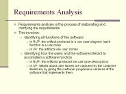 Requirements Analysis