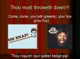Thou must throweth down!!! PowerPoint PPT Presentation