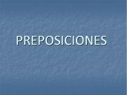 PREPOSICIONES