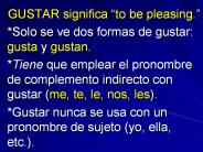 GUSTAR significa 