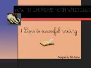 Step 1   preparing to write