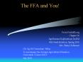The FFA and You! PowerPoint PPT Presentation