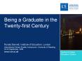 Being a Graduate in the Twenty-first Century PowerPoint PPT Presentation