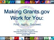 Making Grants.gov